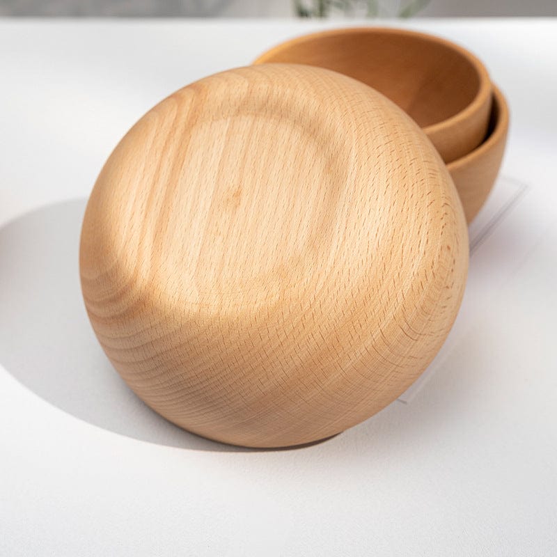 Beech Wood Salad Bowl - Image 4