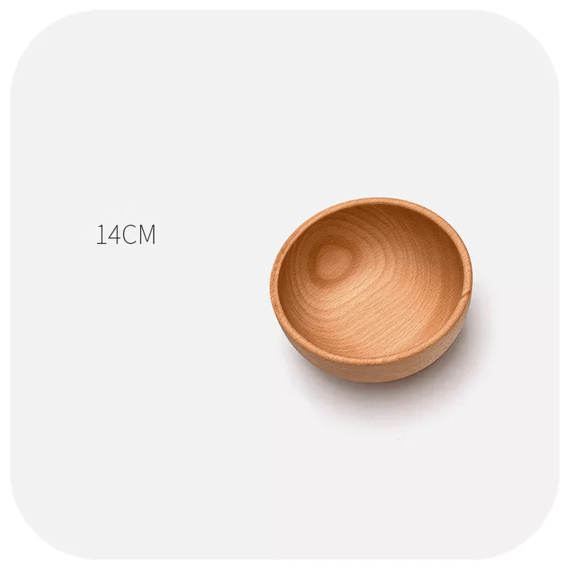 Beech Wood Salad Bowl - Image 8
