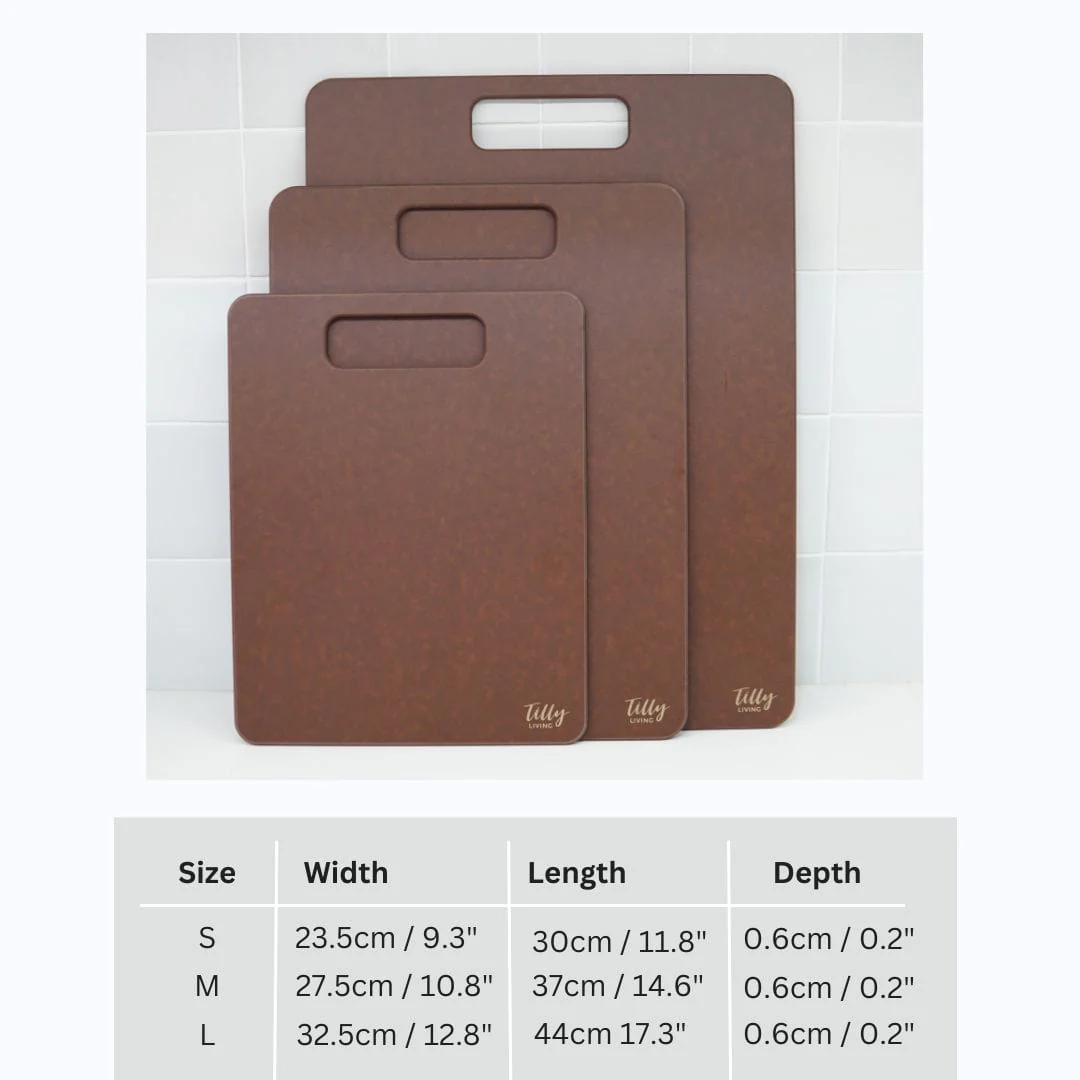 GrainBond Chopping Board Set - Sustainable & Microplastic-Free - Image 18