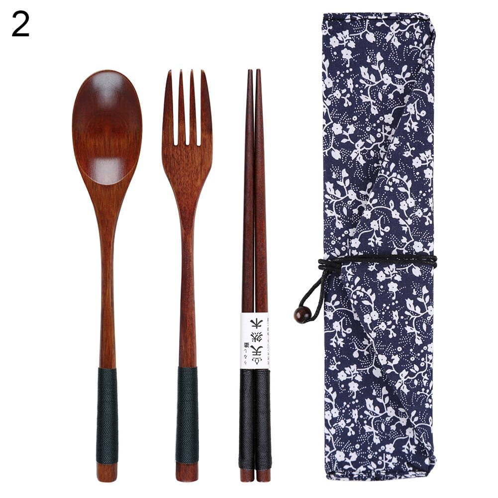 Japanese Style Cutlery Set - Image 3